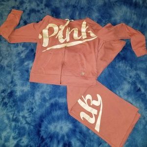 Pink sweats